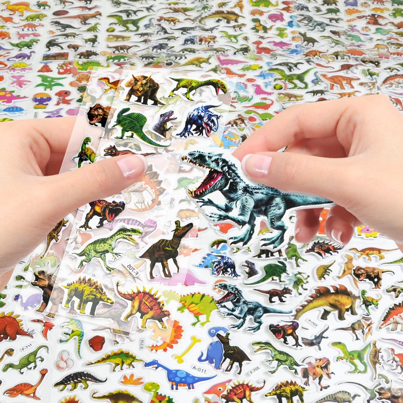BEESTECH 24 Sheets Dinosaur Stickers 450+ for Kids Boys Girls Toddlers, Teacher Reward Stickers, Potty Chart Training, Dinosaur Party Favor Supplies, Goody Bag Stuffersï¼ŒPinata Filler - Image 4